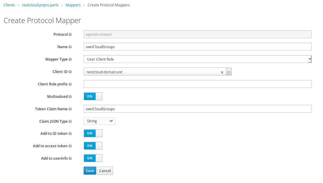 Mapper for groups